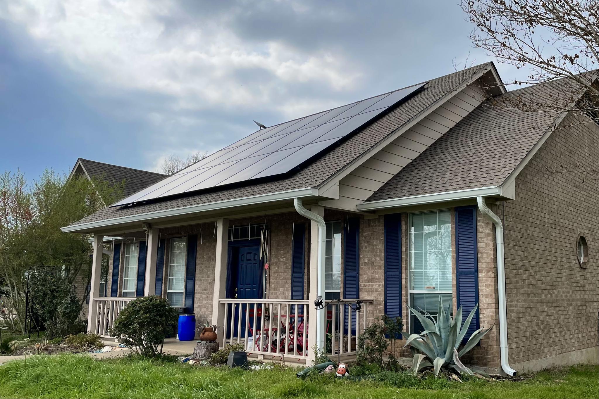 Texas solar install