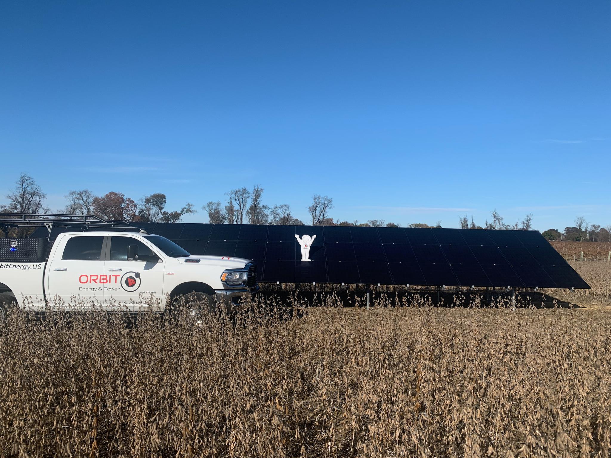 Ground mount solar panel array