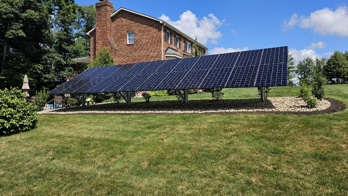 Ground Mounted Residential Solar Array