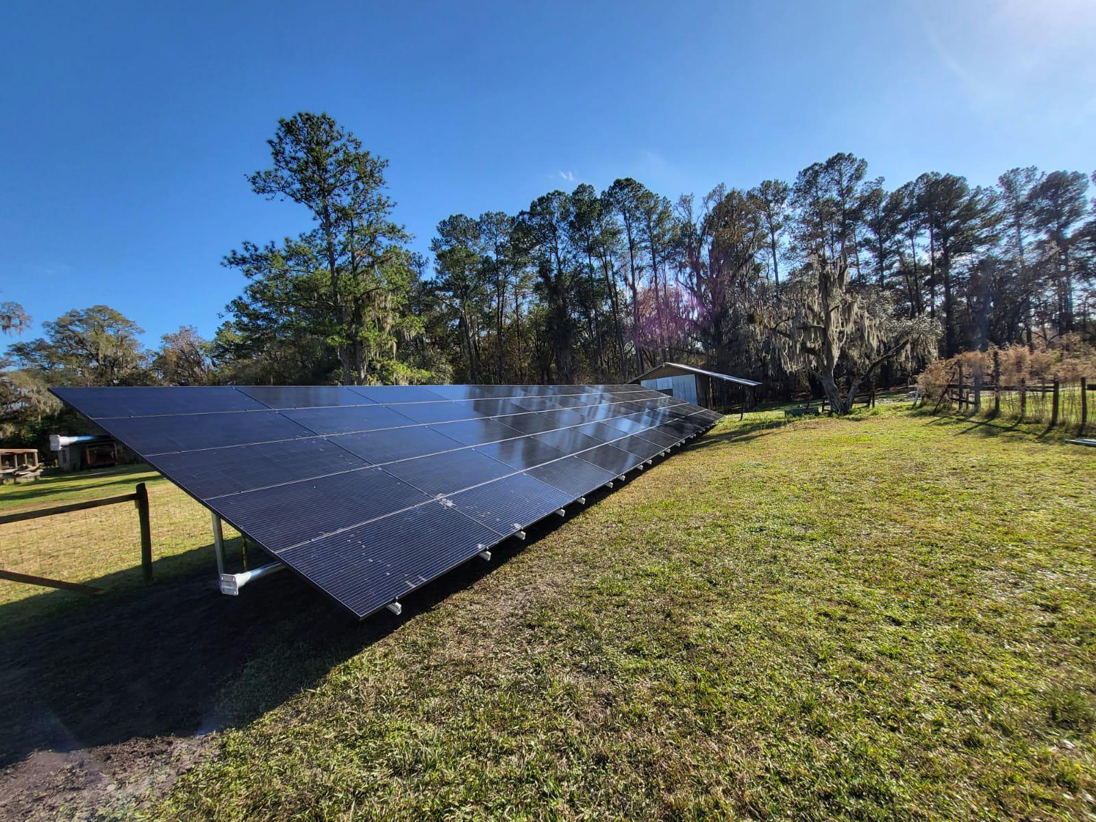 Ground Mount Install Jacksonville