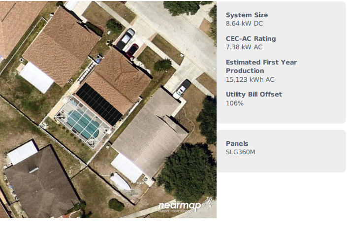 7200 system with whole home back up battery - shingle roof