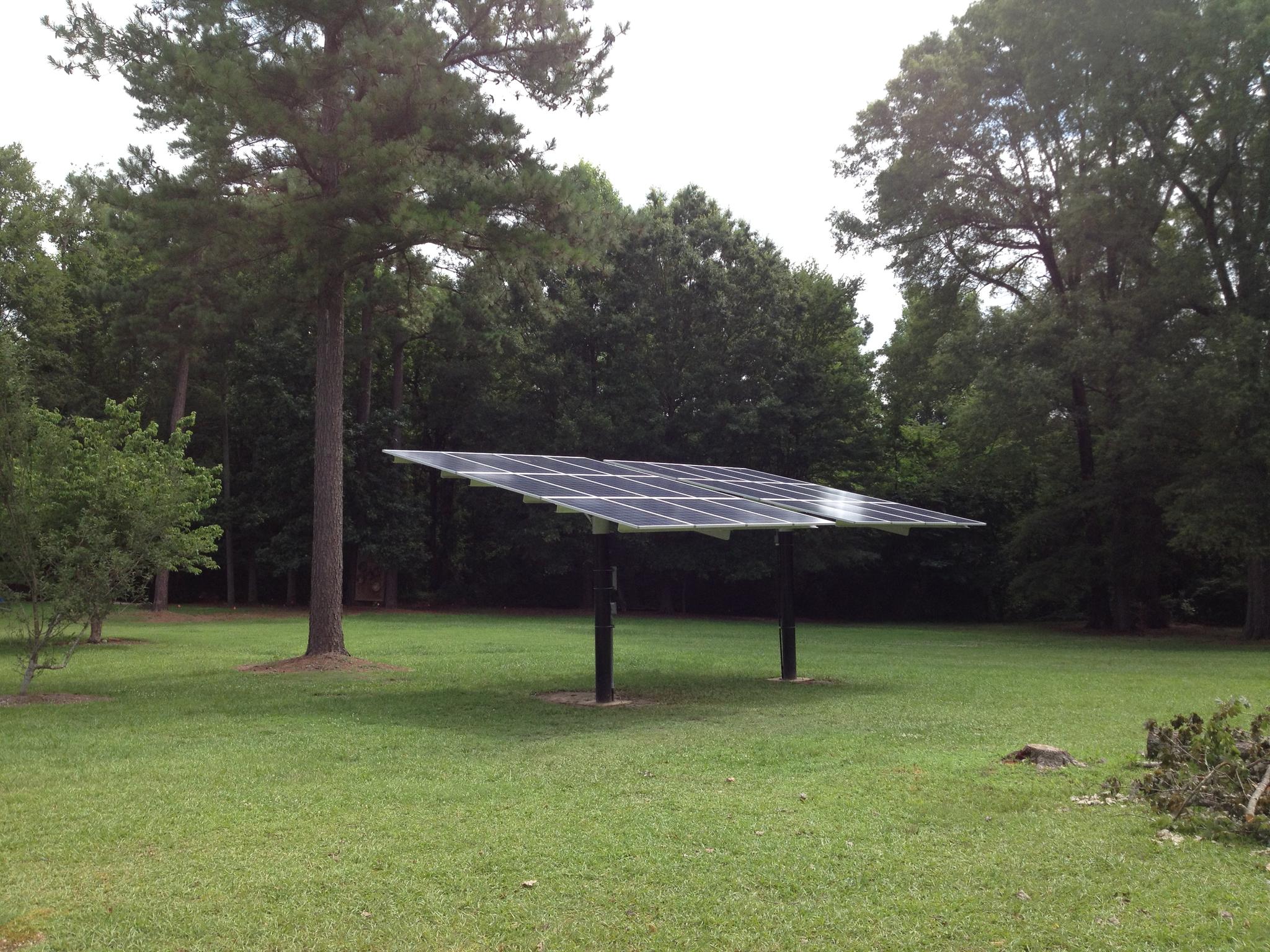 Ground Mount With Seasonal Tilt Monroe North Carolina