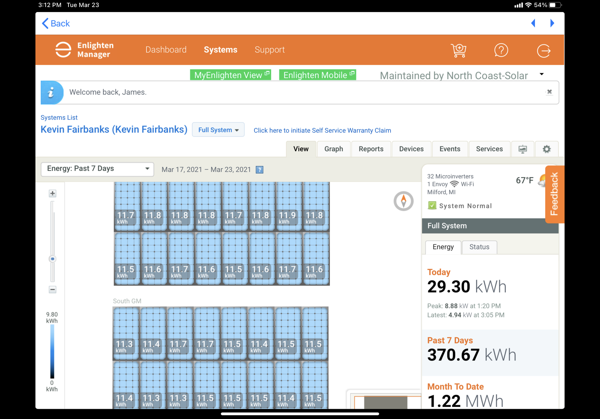 monitor in real time