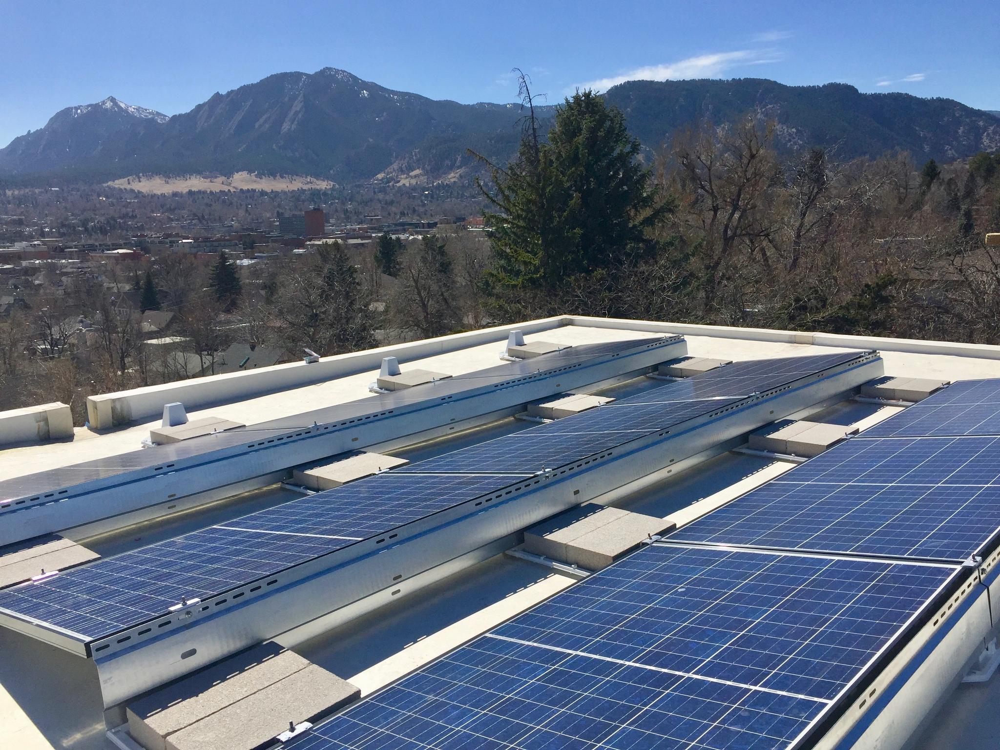 7.84 Ballast mount on flat roof in Boulder, CO