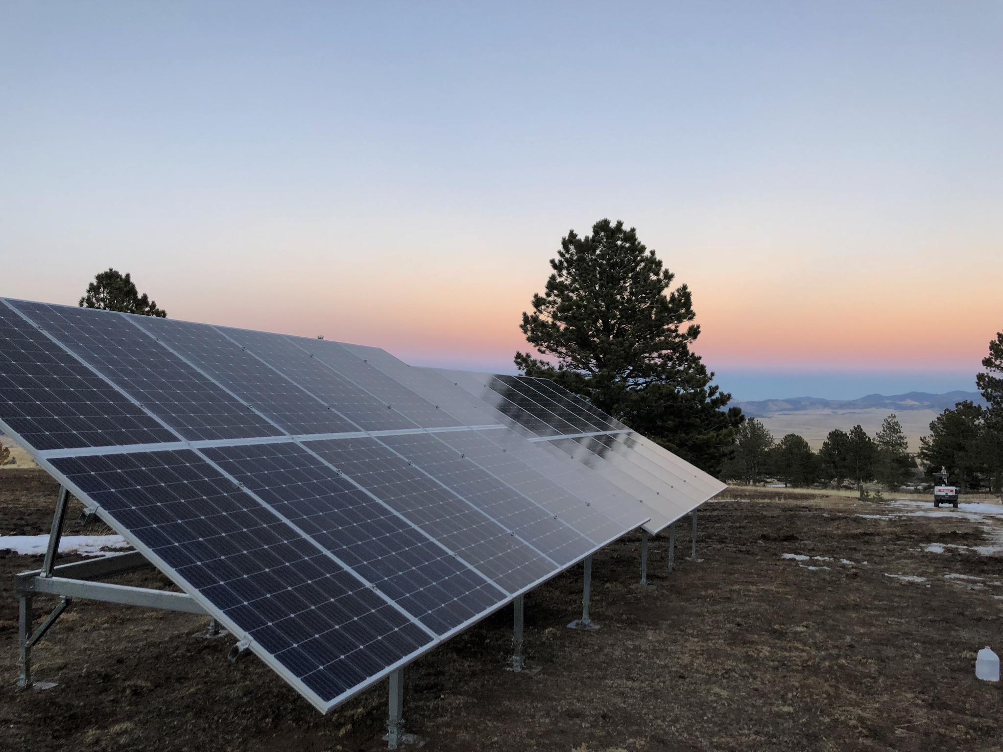 8.4kW Ground Mount in Westcliffe, CO