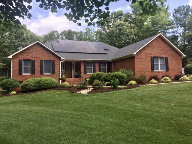 Front of Home SunPower All Black Panel