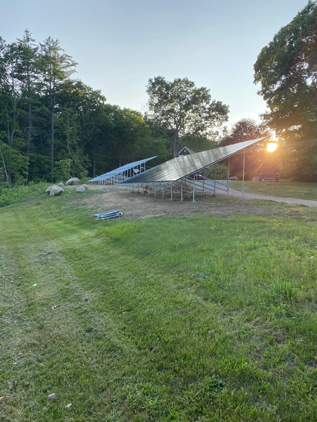 Seabrook NH Ground Mount Installation