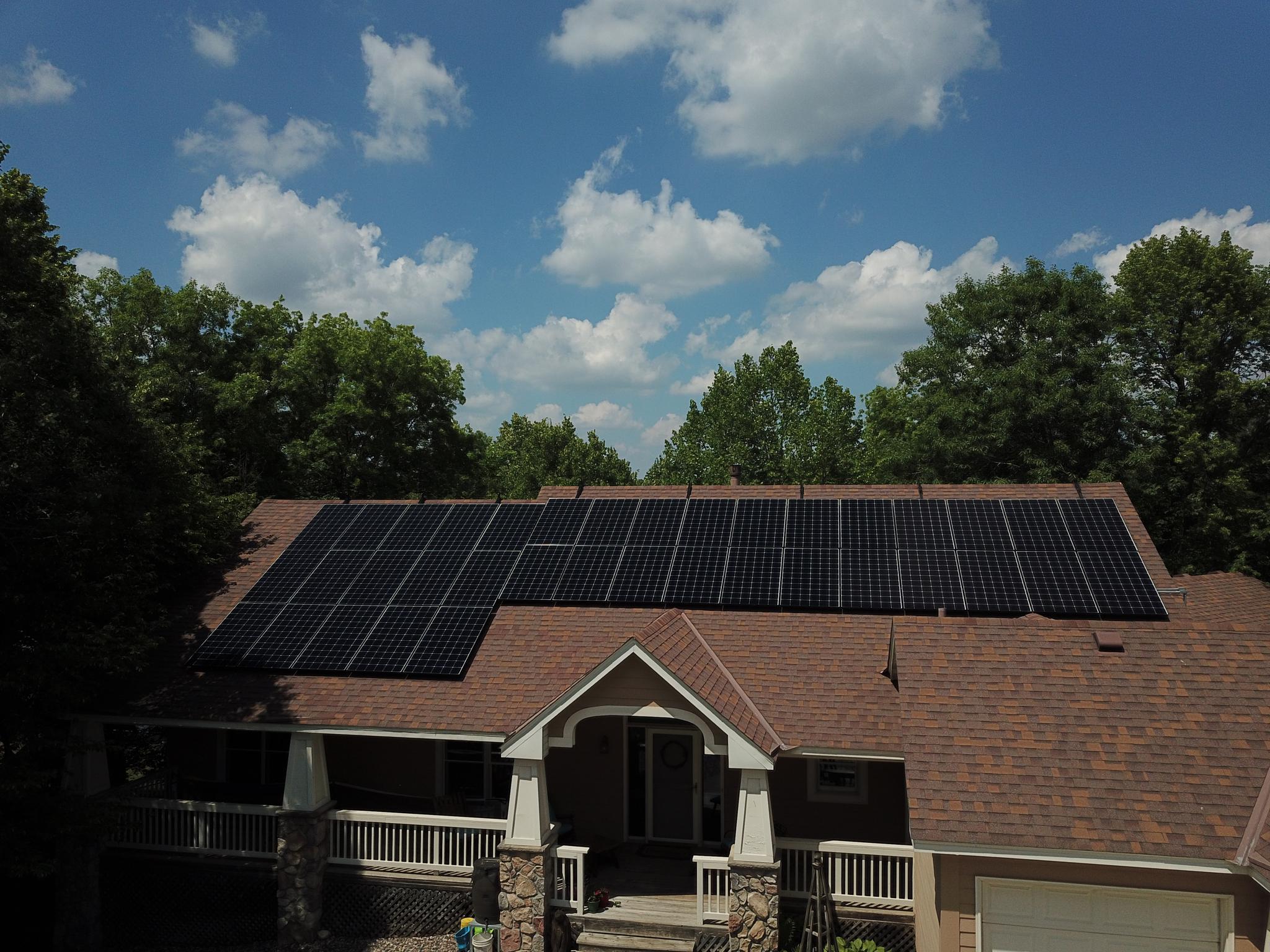 Z-Rack on asphalt shingle roof