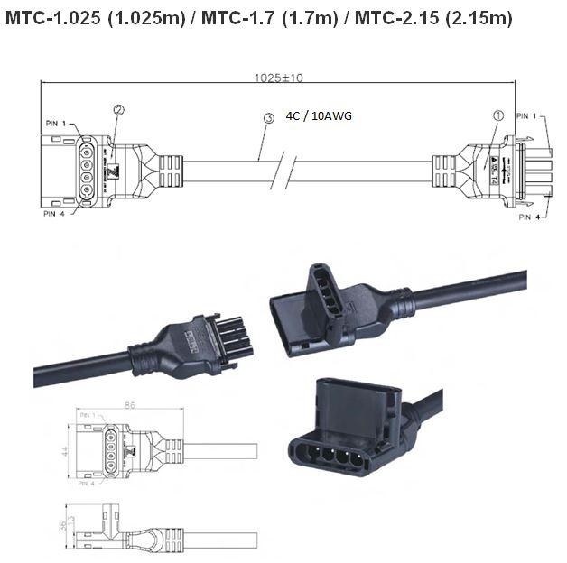 Modular Trunk Cables: 3 Lengths, Plug and Play