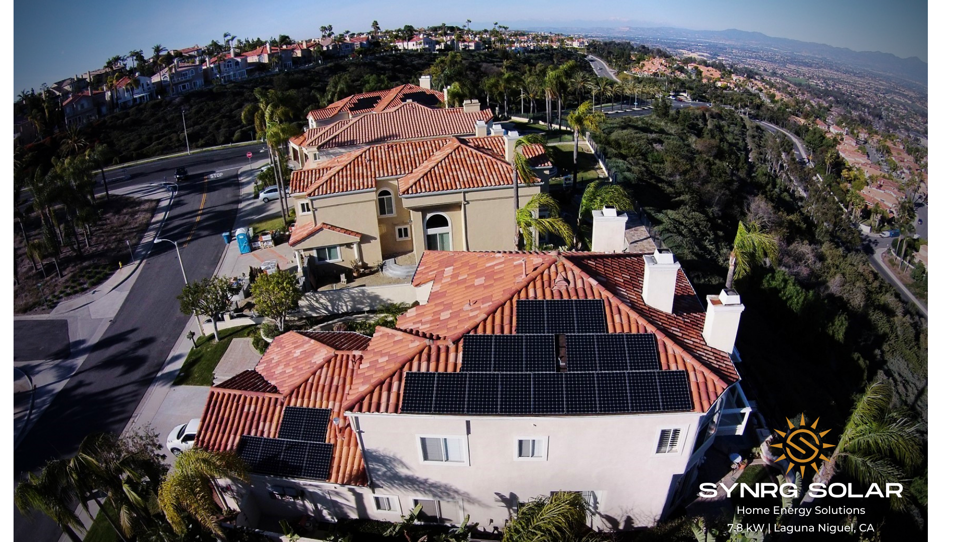 Custom install on clay tile roof - Laguna Niguel, CA