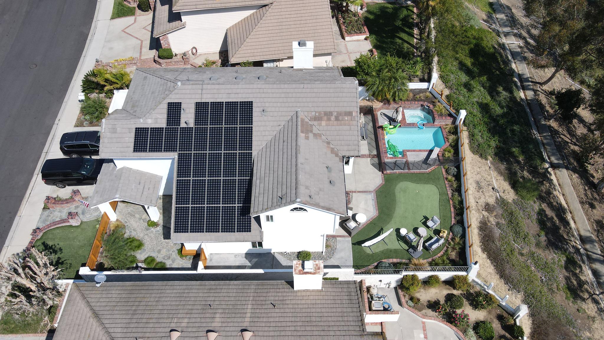 Completed installation in Foothill Ranch, CA