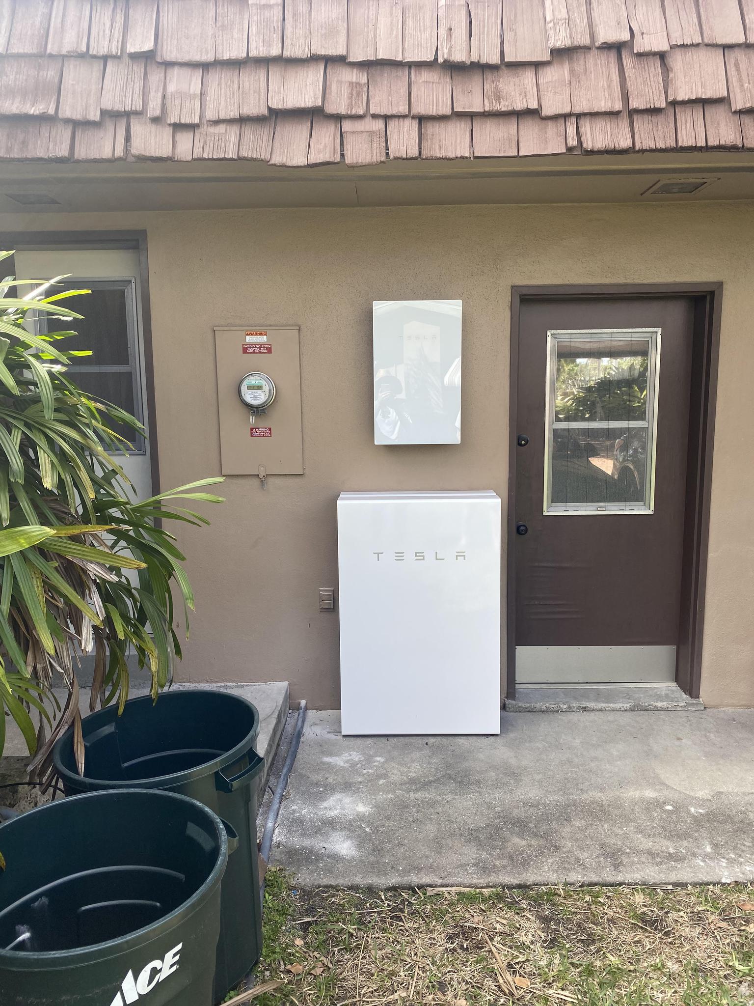 Outdoor Tesla Powerwall