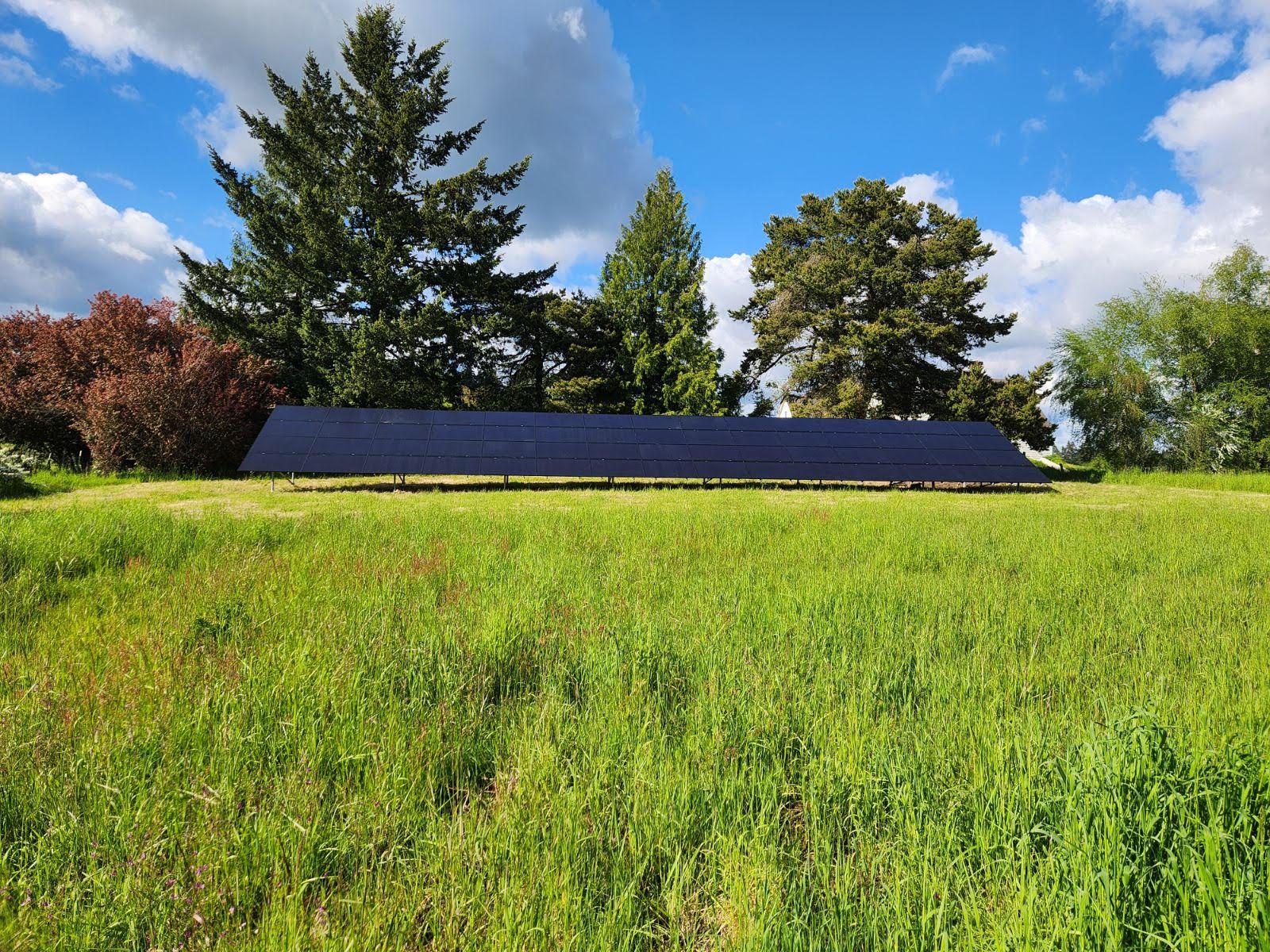 25 kW ground mount in Sherwood
