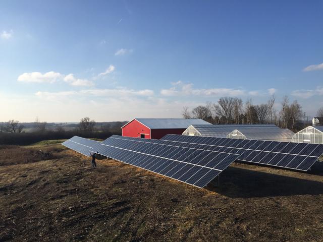 Solar powered college Agriculture department