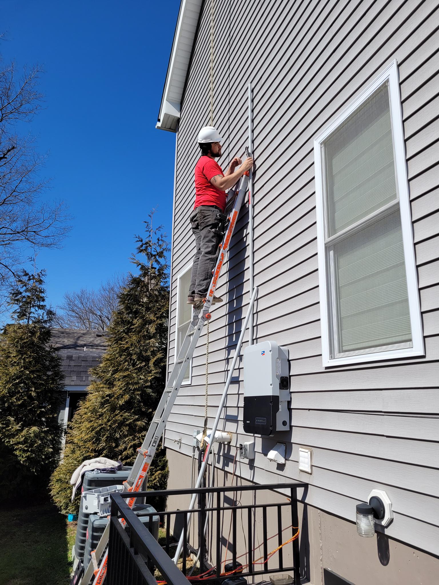 Installation of a DC conduit