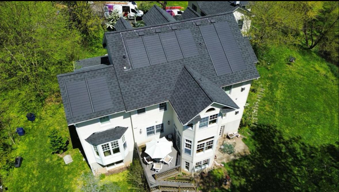 Integrated solar roofing. GAF Timberline