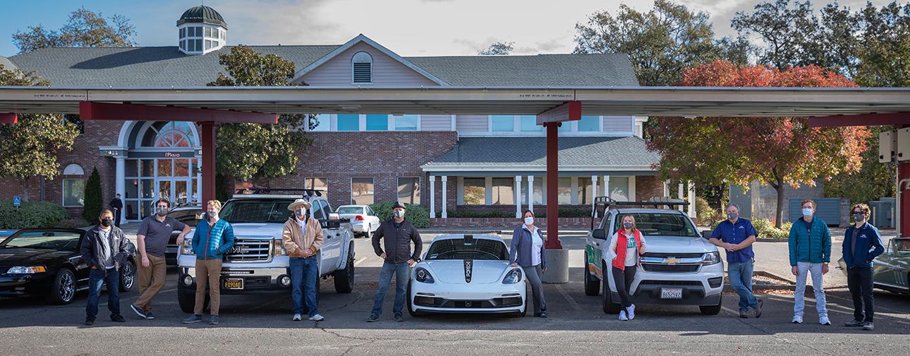 A few members of the Simply Solar team!