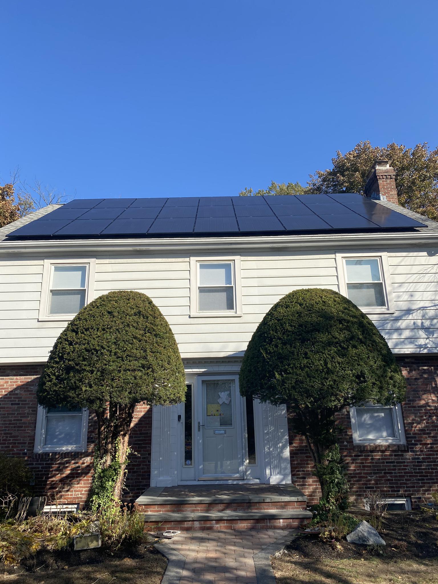 10kW Install, Newton, MA