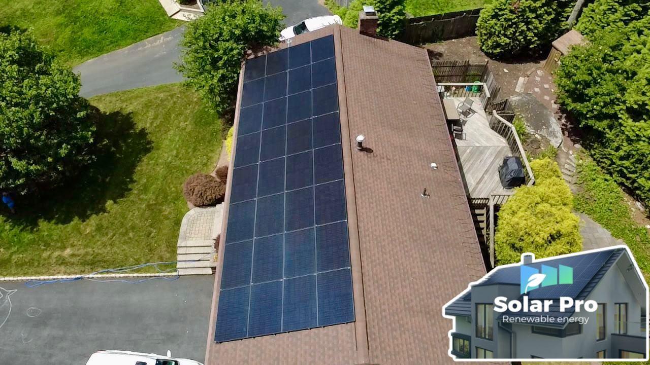 Residential rooftop solar installation in Staten Island