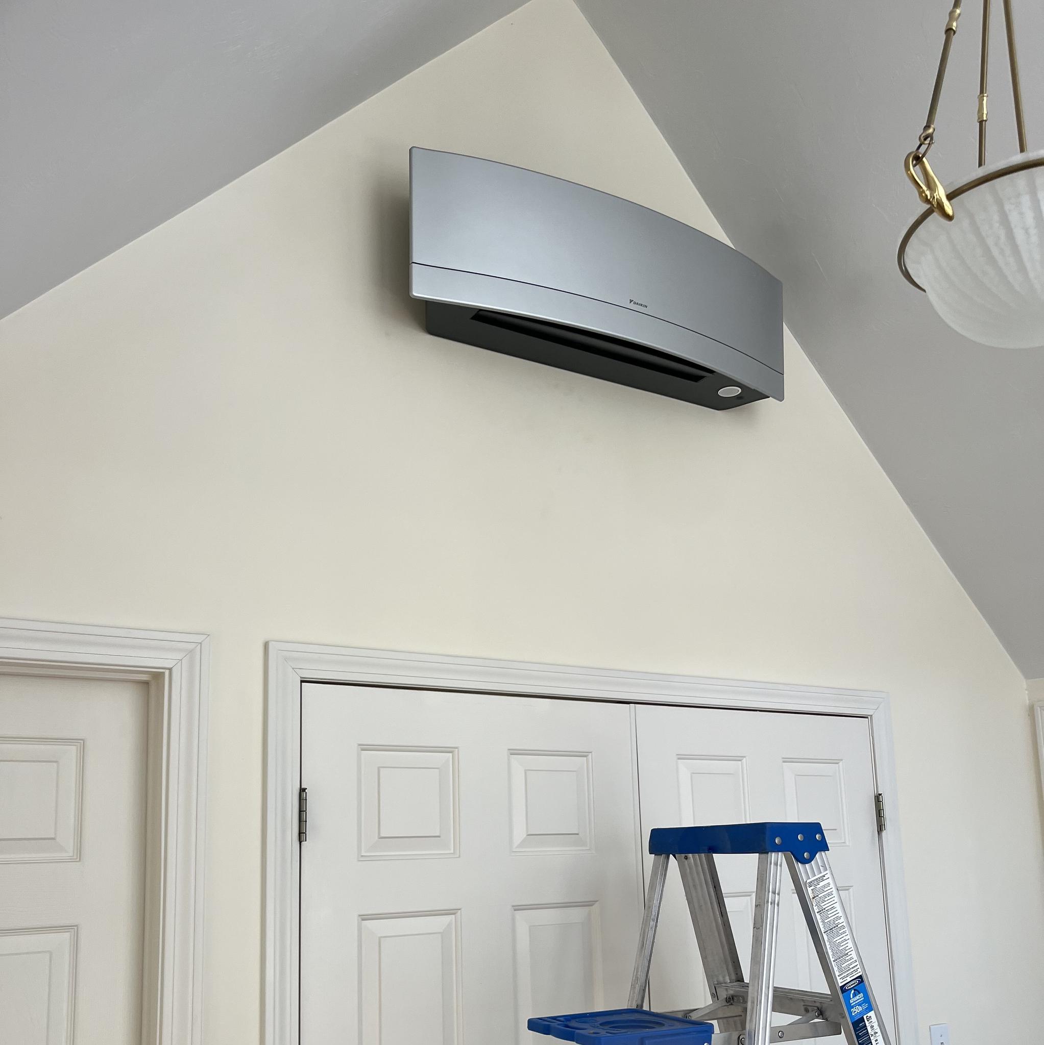 Daikin European Mounted Emura Series Highwall Unit in Matte Silver