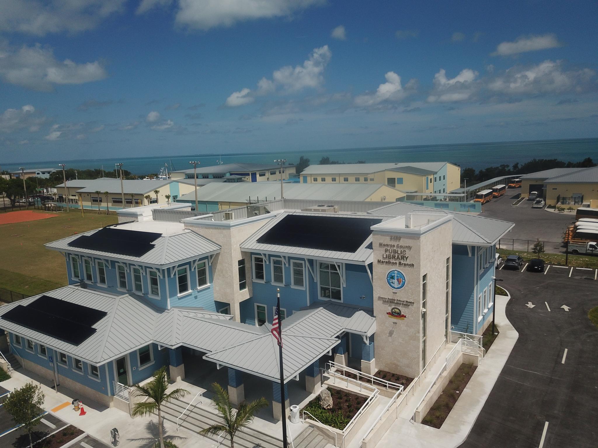 Marathon Public Library by Florida Keys Solar One