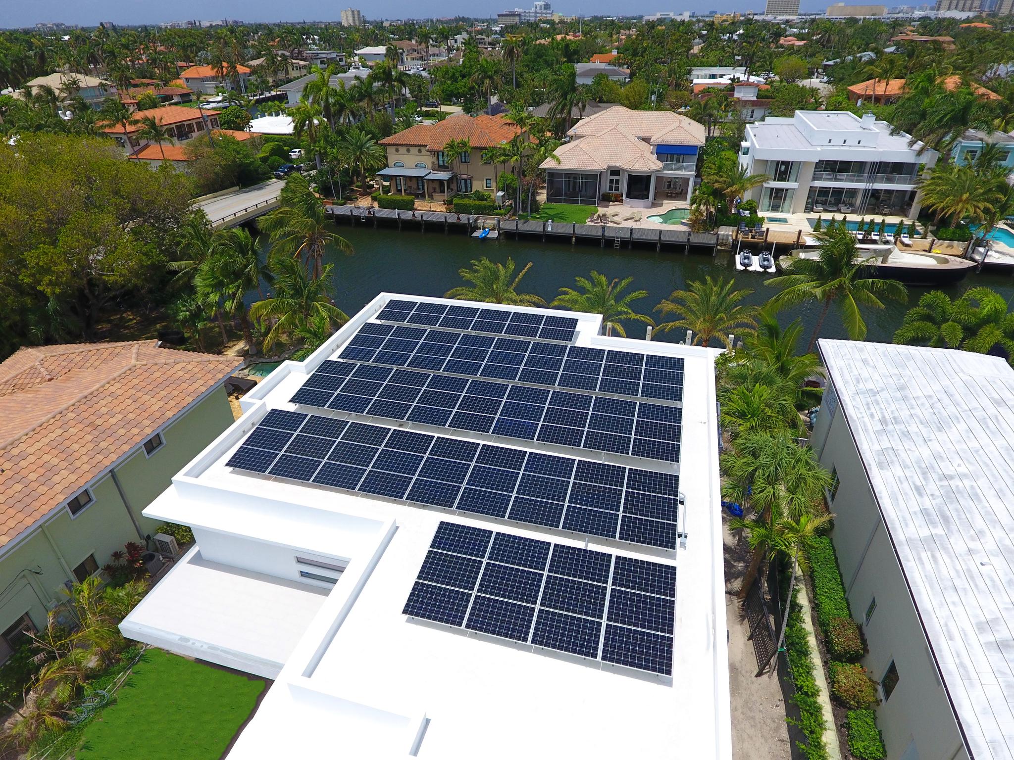 Zero Electric Cost Custom Home in Key Haven by Solar One