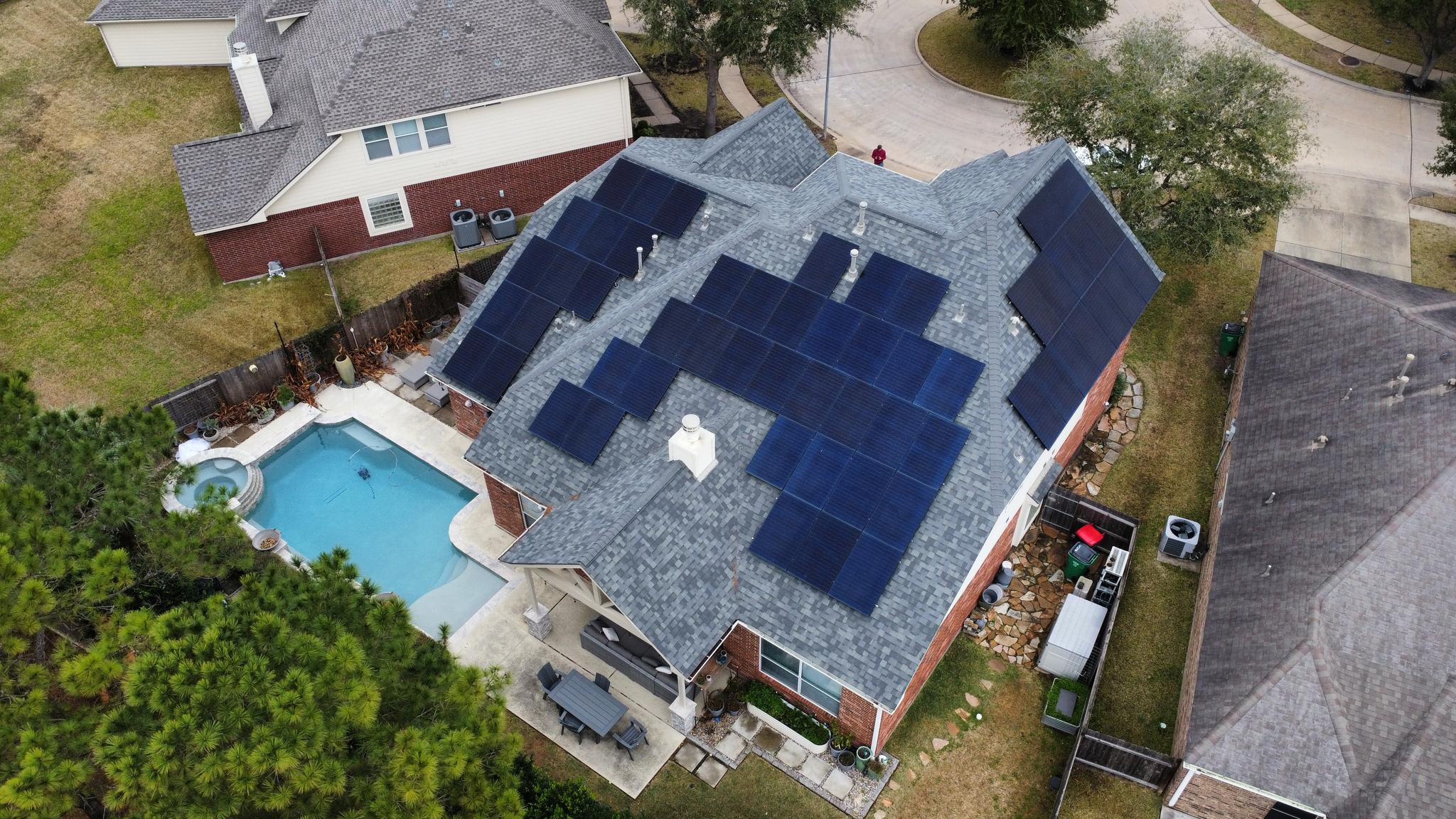 Mission Solar Panel Install - Cypress, TX