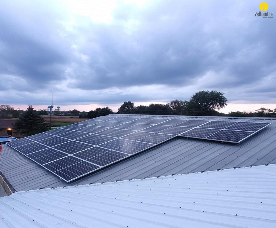 Our 11.18 kW Residential installation in LaGrange, Ohio.