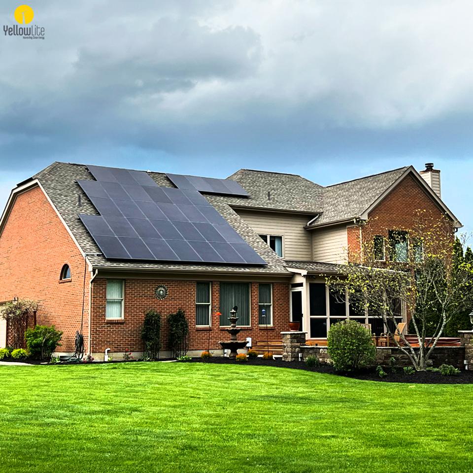 Our residential installation in Morrow, Ohio.