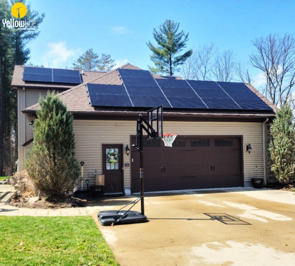 Residential Installation in Valley City, Ohio.