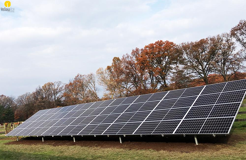 Our ground mount solar panel installation in North Ridgeville, Ohio.