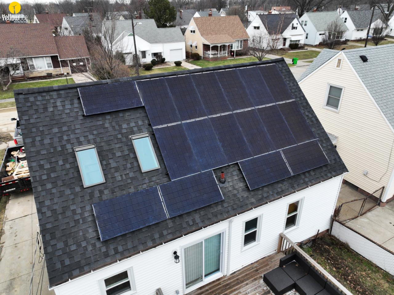 Our 13.320kW installation in Beachwood, Ohio.