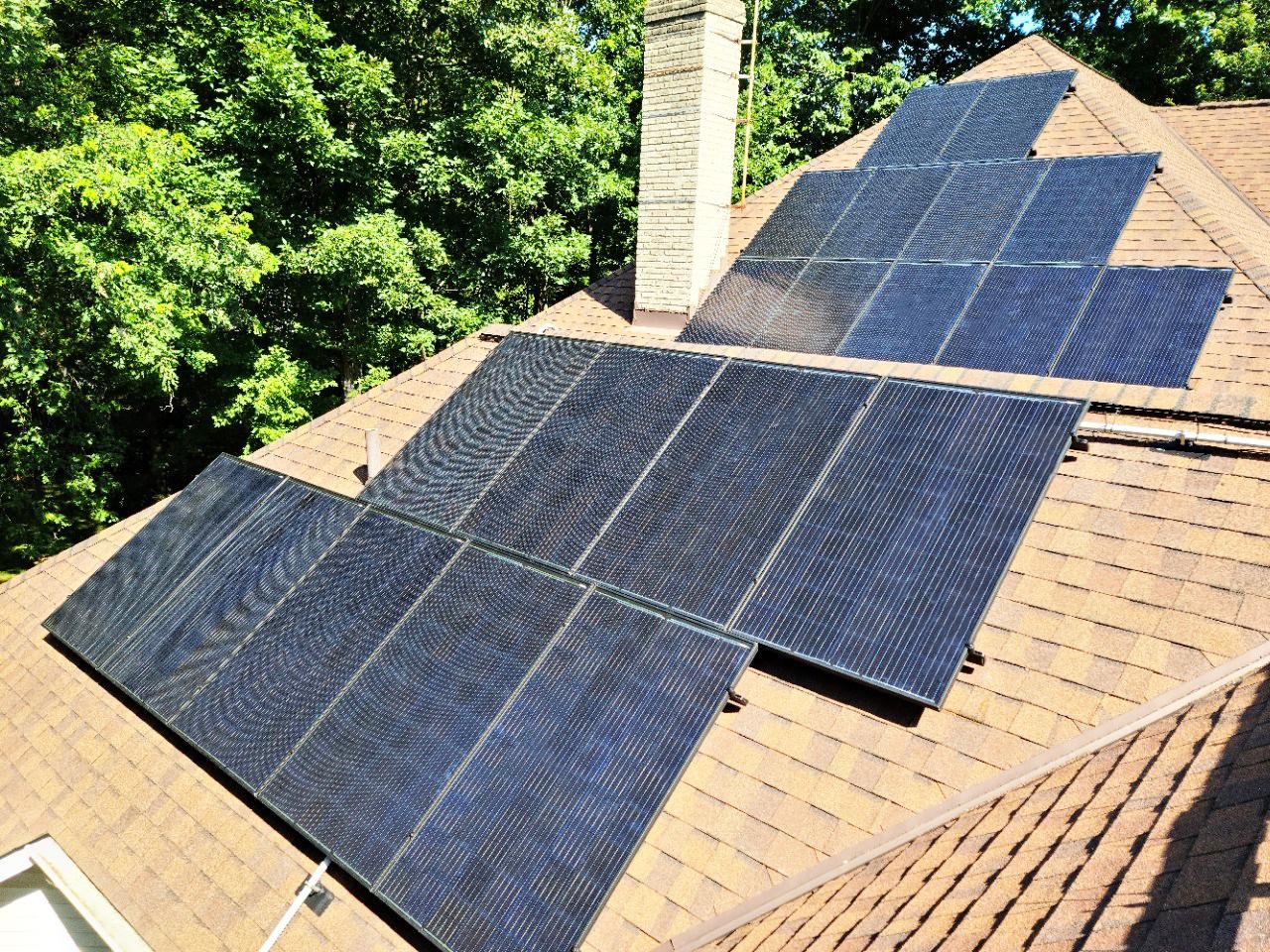 Residential Solar Installation in Mentor Ohio.