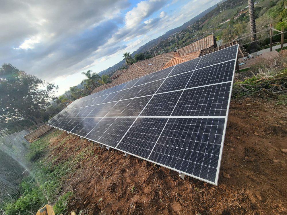 If roof space is limited, ground mounts are a helpful workaround