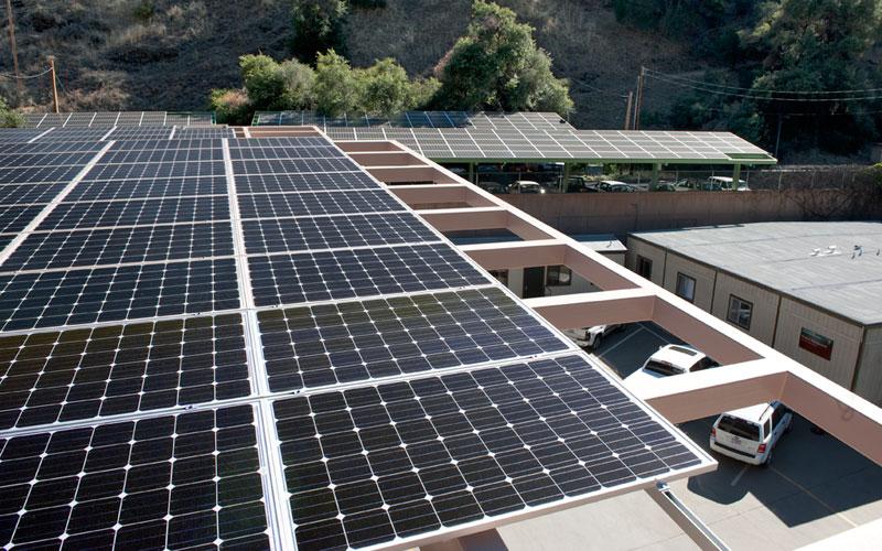 Carport mount - Solar installation