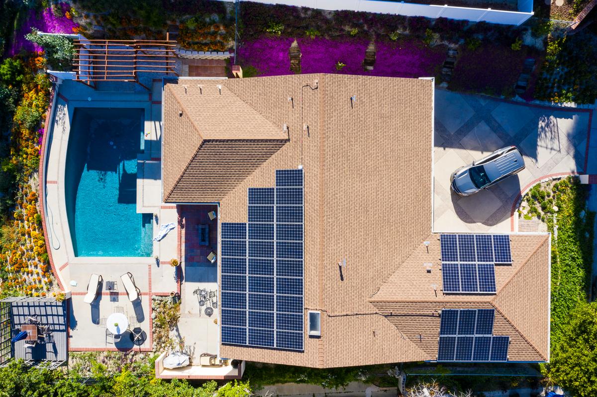 Concrete tile - Roof mount solar