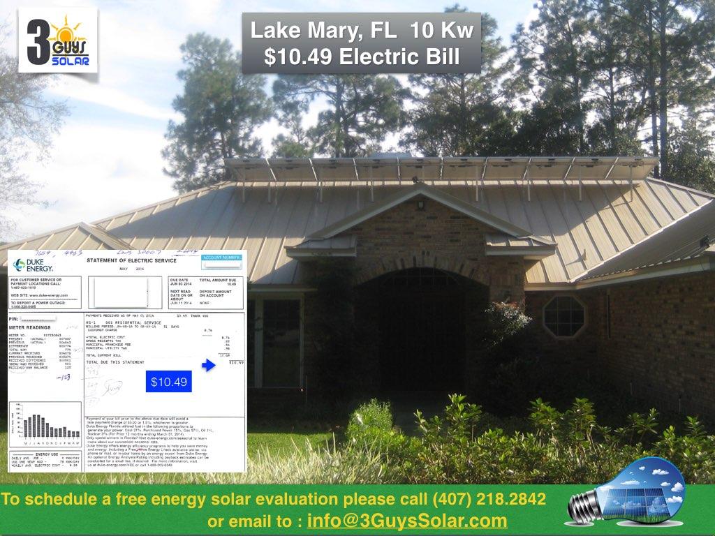 $10.49 Electric Bill in Longwood