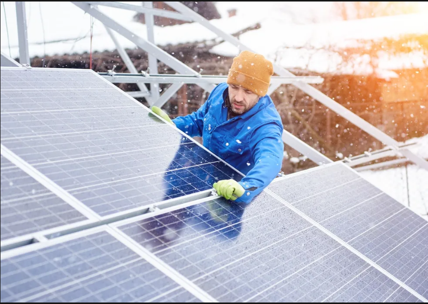 Ground Mount in process