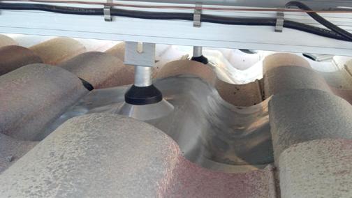 Flashing for tile roof