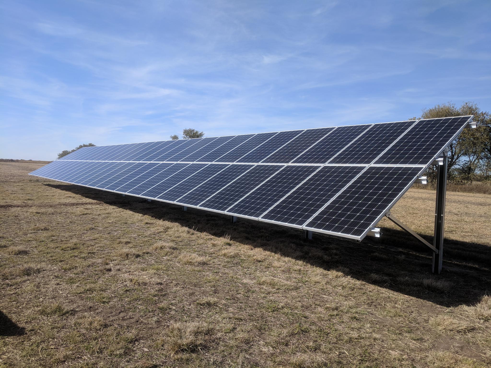 17kW Ground Mounted System - Newton, KS