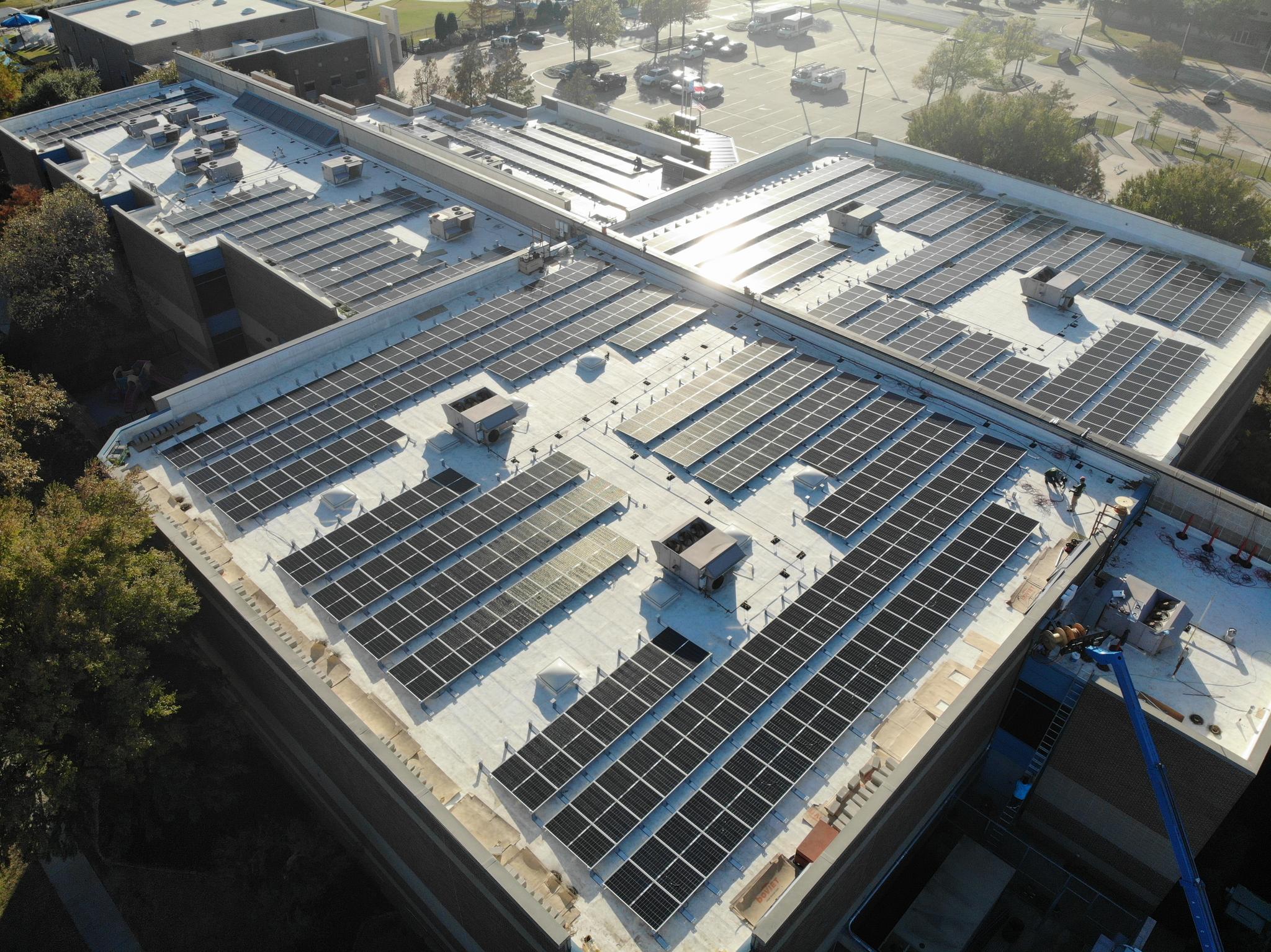 Commercial Solar Install