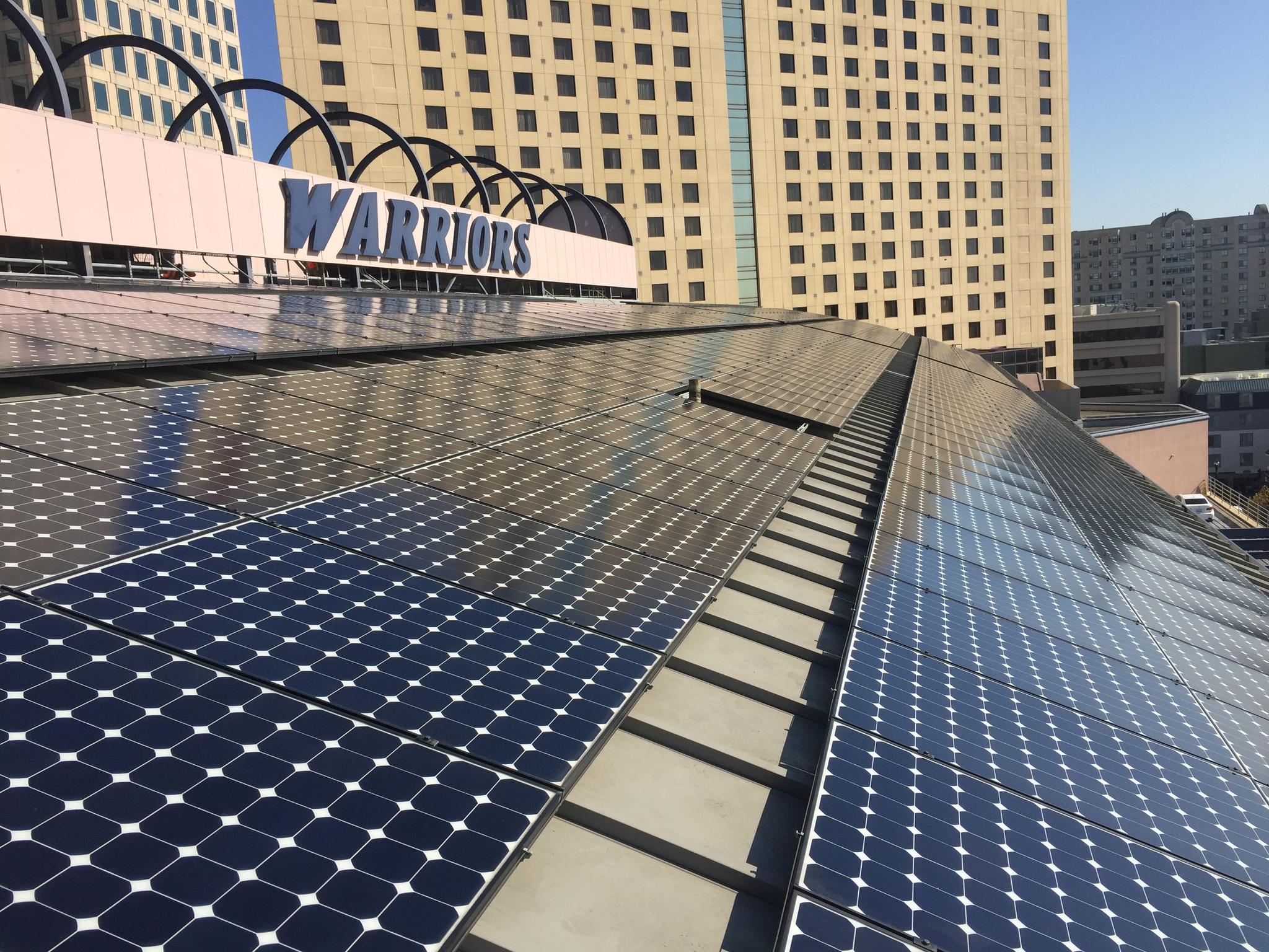 Warriors 164kw SunPower System