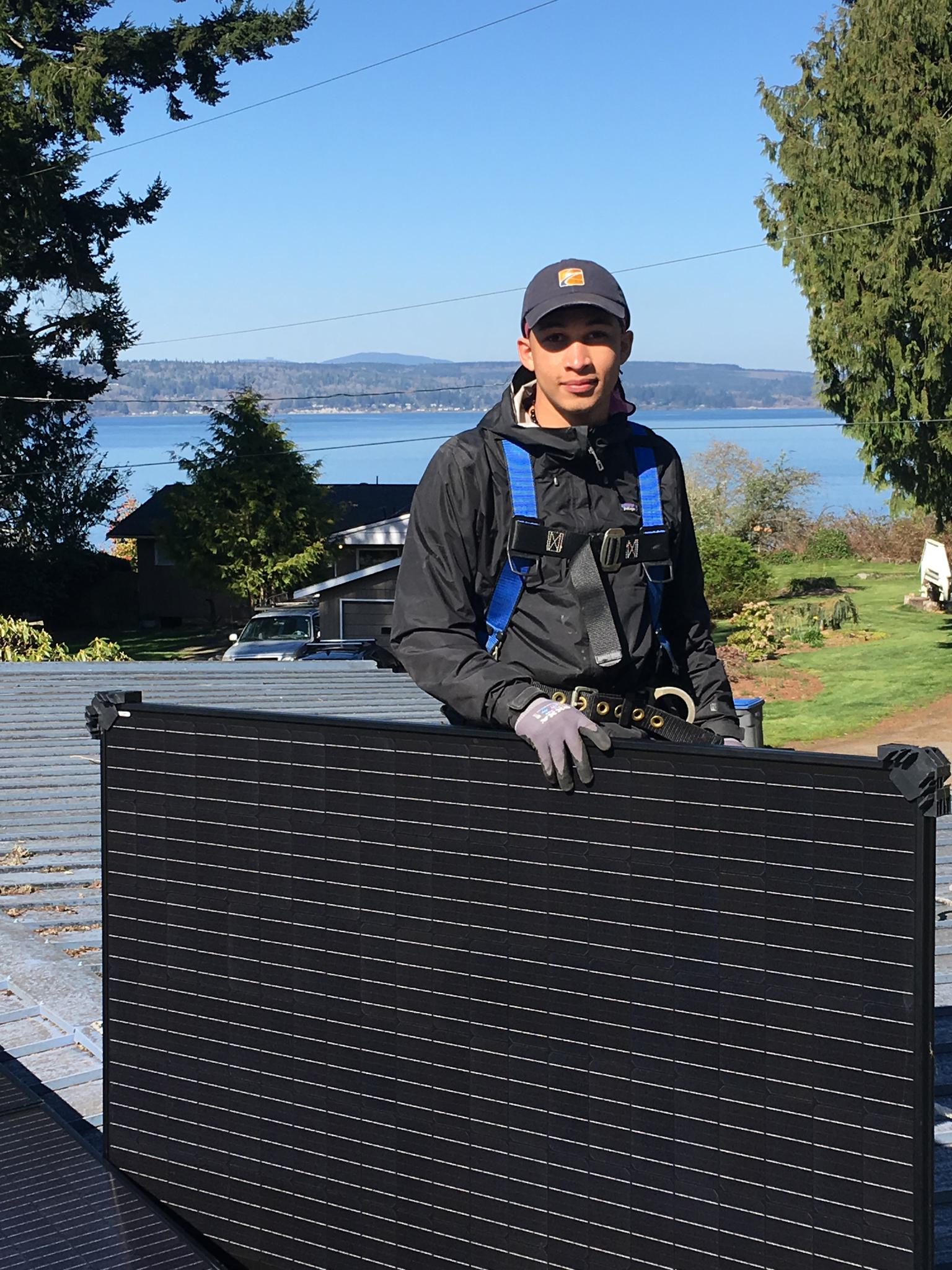Solar installer