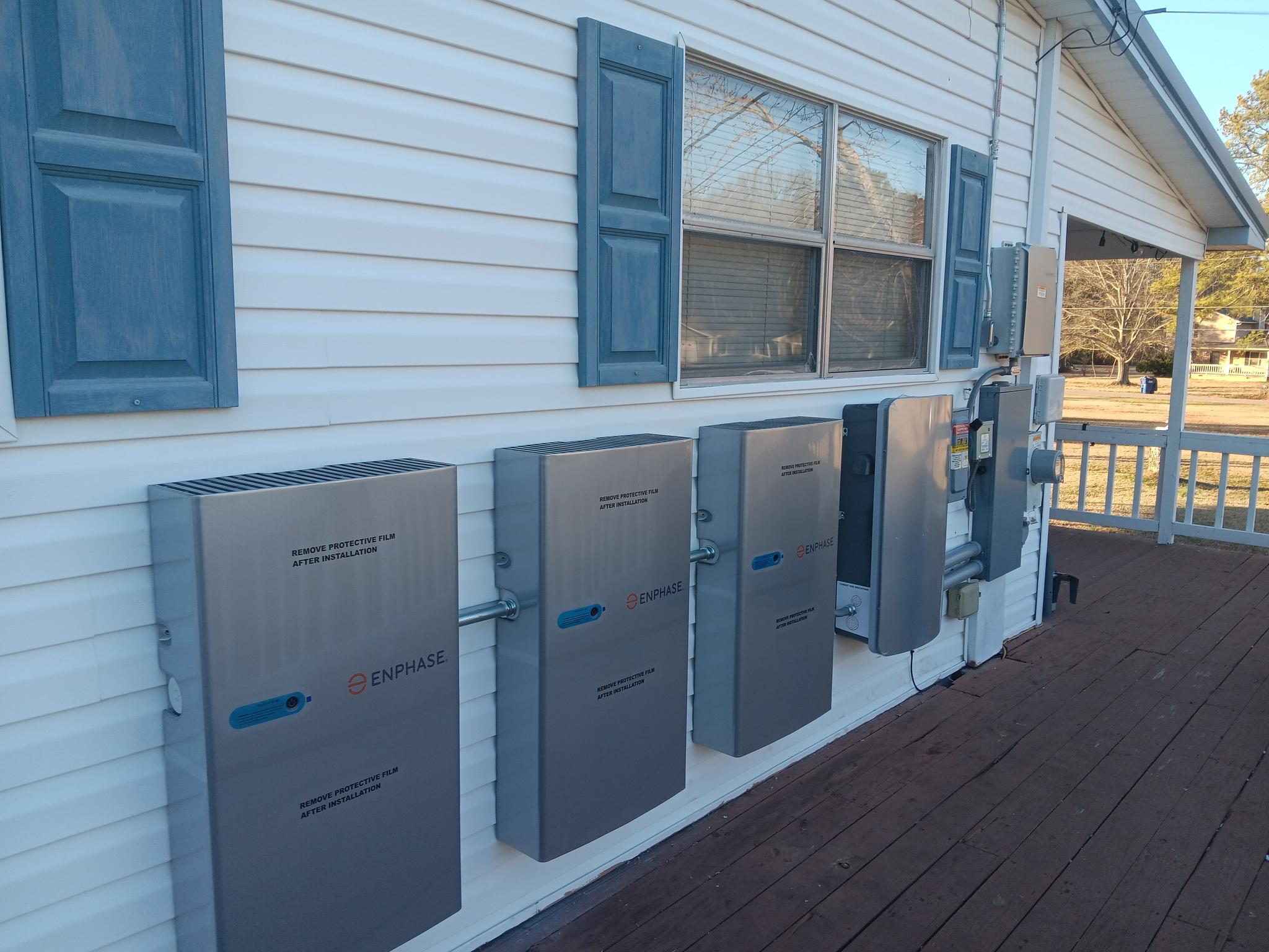 5P Enphase battery install