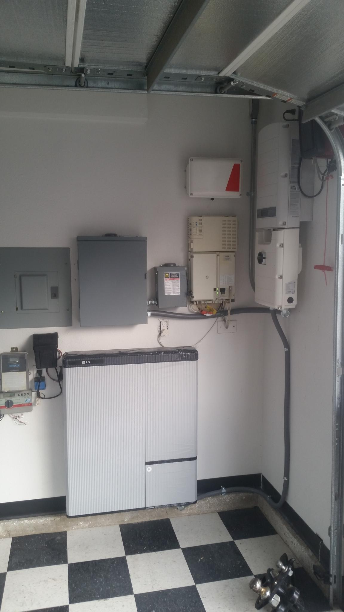 LG Chem Battery Backup Installation