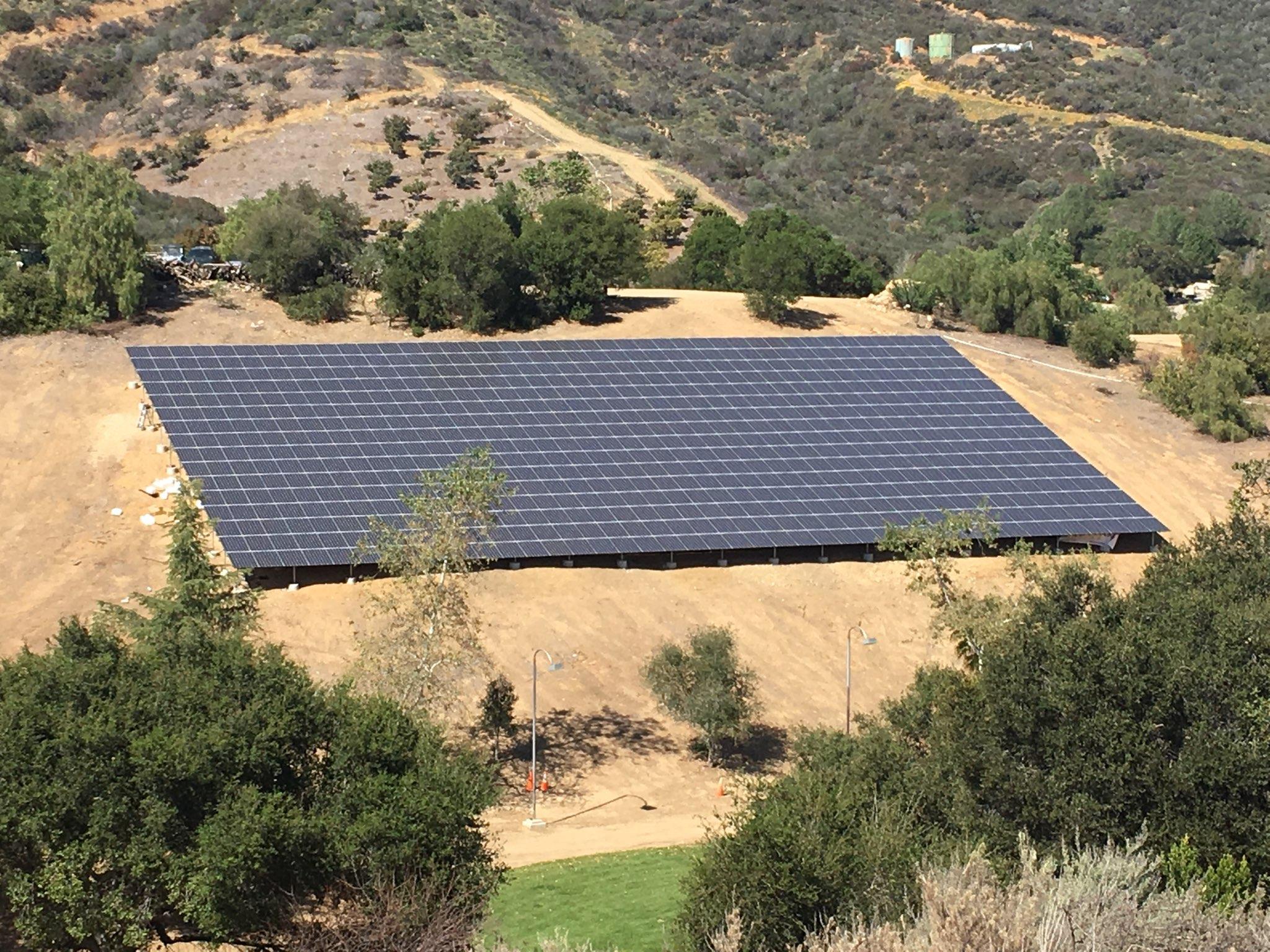 Jamie Foxx's 221 Kw Ground Mount with Panasonic Modules, SolarEdge Optimizers and Inverters