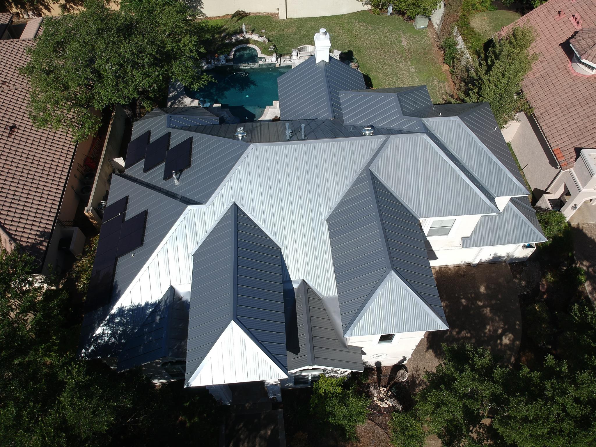 New Metal Roof and Solar