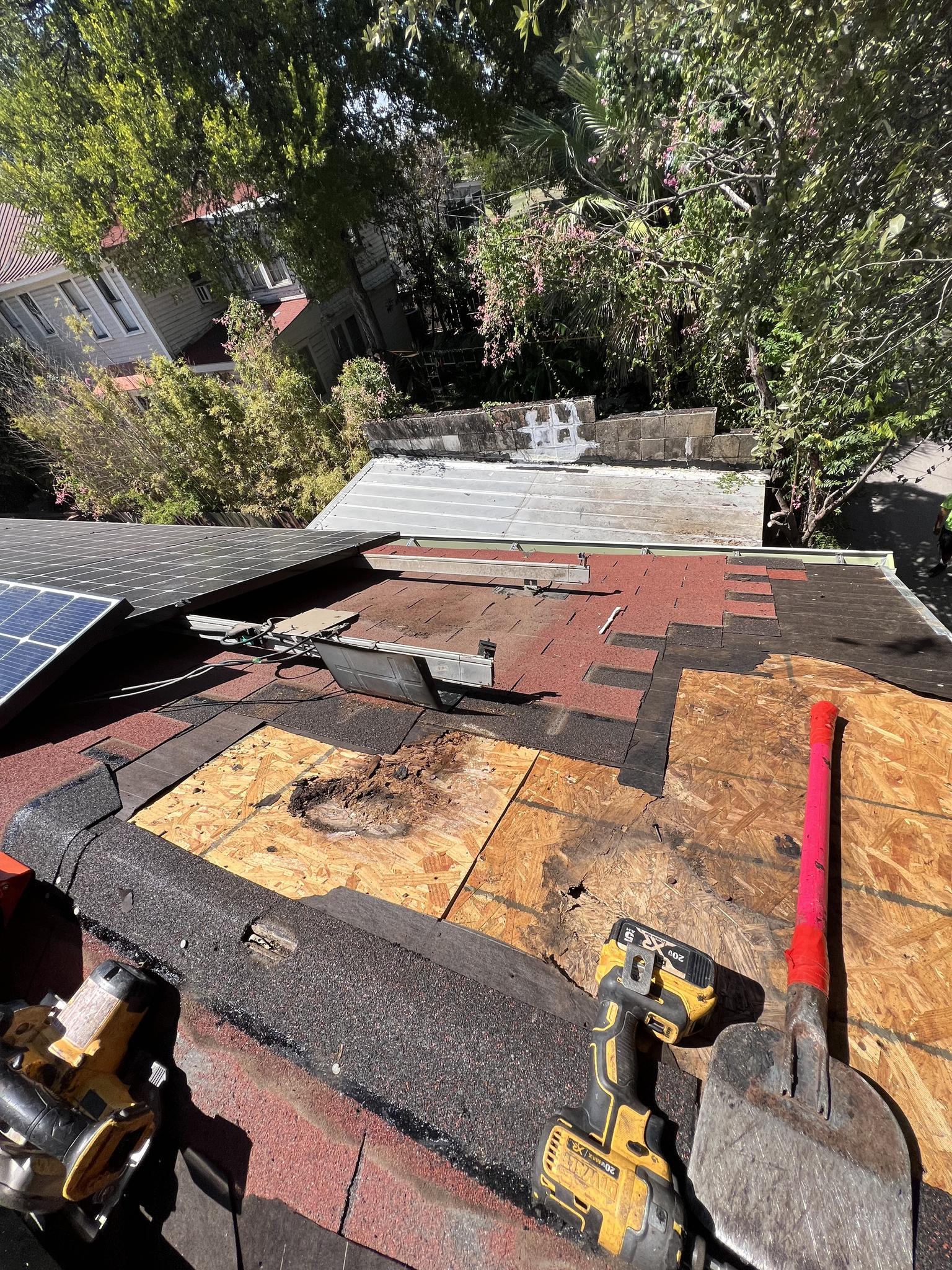 Damage from Improper solar install