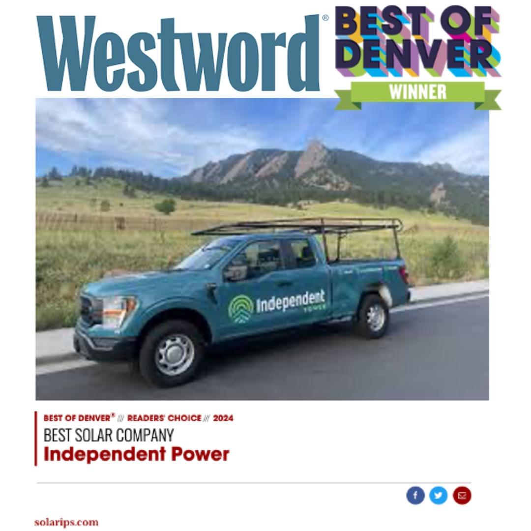 Denver Winner Best Solar CO