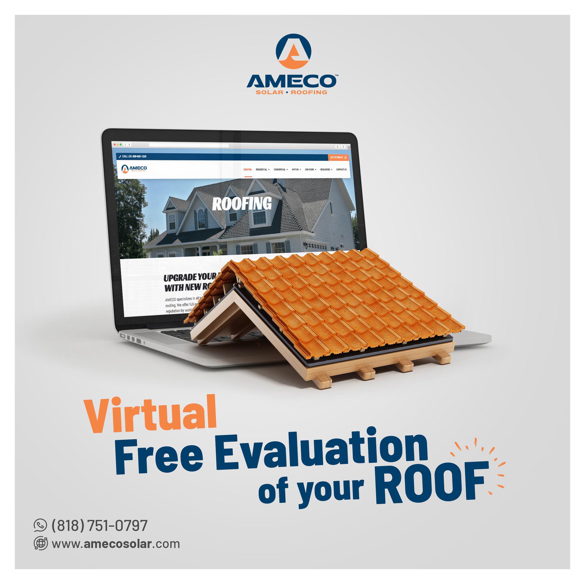 We can evaluate the size, pitch, material, and other key factors of your ROOF online without wasting your time